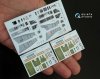 Quinta Studio QD32011 Mirage 2000B 3D-Printed & coloured Interior on decal paper (for Kitty Hawk kit) 1/32